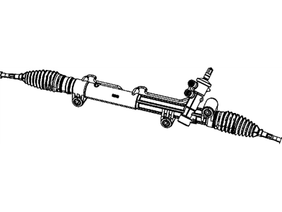 Dodge R4584572AF GEAR Rack and Pinion Complete Assembly Including Tie Rod Ends