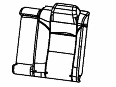 Dodge 5XZ41DX9AA COVER Rear Seat Back Left