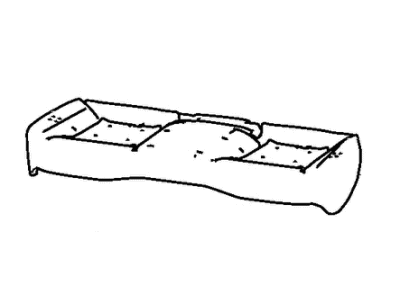 Dodge 68275387AA FOAM Seat Cushion Rear