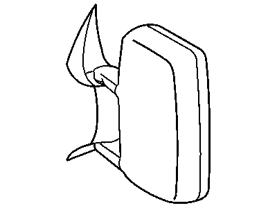 Dodge 68037078AA MIRROR Outside Rearview