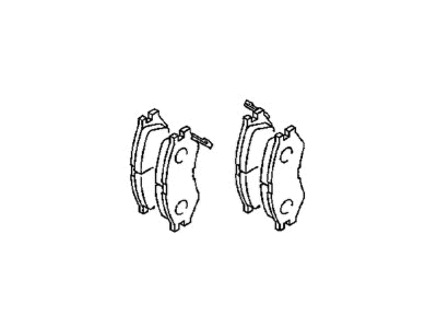 Mopar V1013540AB Pad Kit Front Disc Brake Mopar V1013540AB Pad Kit Front Disc Brake