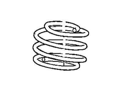 Mopar 4743764AB Spring Front Coil 4743764AB Mopar Spring Front Coil Illustration 1 of 1