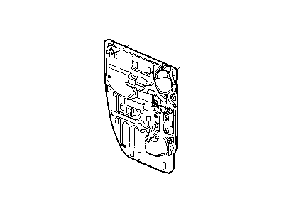 Mopar 55276171AC Water Shield Rear Door Mopar 55276171AC Water Shield Rear Door