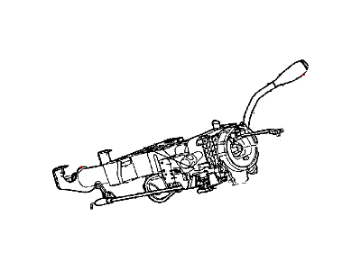 Ram 1TT42XDVAA COLUMN Steering