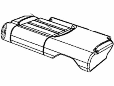 Mopar 5MH62DX9AA Cover Rear Seat Cushion Right