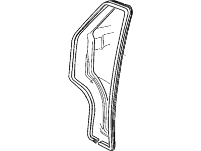 Dodge 55346790AJ WEATHERSTRIP Front Door Secondary