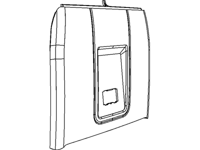 1UJ94DX9AA Mopar End Cap Console Illustration 1 of 1