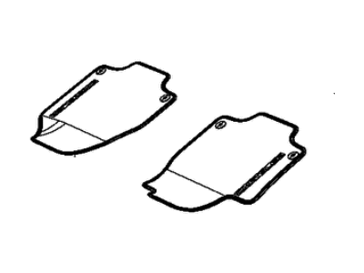 Mopar 5RH44DX9AD Mat Kit Floor Front, Pair