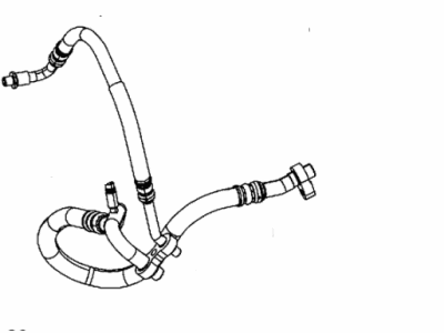 2016 Dodge Dart A/C Hose - 68081636AG