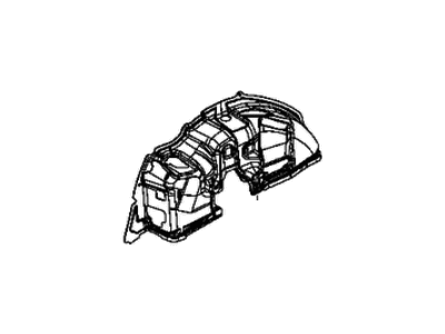 Chrysler 68225721AC SILENCER Wheelhouse Inner Rear