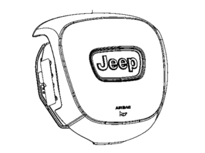 Jeep 5XJ122X9AK AIR BAG Driver