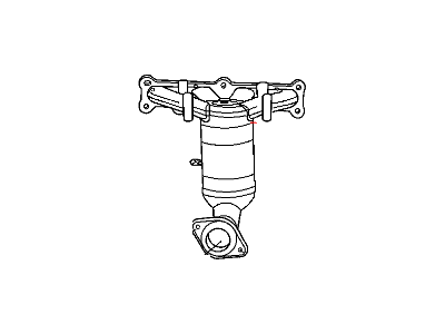 Jeep 5105460AC MANIFOLD Exhaust and Catalytic Converter