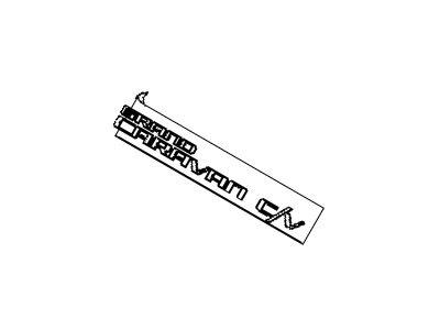 Dodge 5113418AA NAMEPLATE Grand Caravan [GRAND CARAVAN C/V]