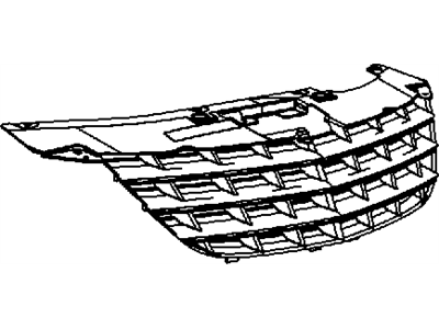 Mopar YW351XXAA Grille Radiator