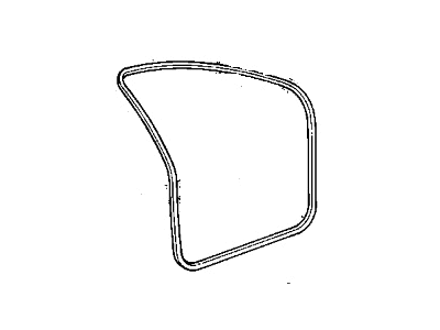 Mopar TE73LAZAD Weatherstrip Front Door Opening Body Mounted