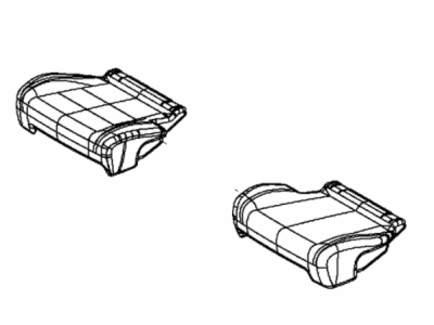 Mopar 6QK30YSAAA Cover Rear Seat Cushion 2ND Row