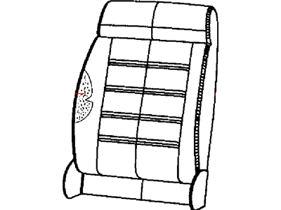 Jeep 5PF18YSAAA COVER Front Seat Back