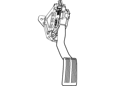 Dodge 68043161AA PEDAL Accelerator