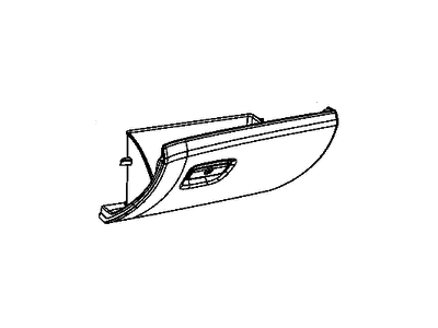 2019 Jeep Grand Cherokee Glove Box - 6LB88DX9AA