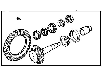 Mopar 5140875AB Gear Kit Ring And Pinion 5140875AB Mopar Gear Kit Ring And Pinion Illustration 1 of 1