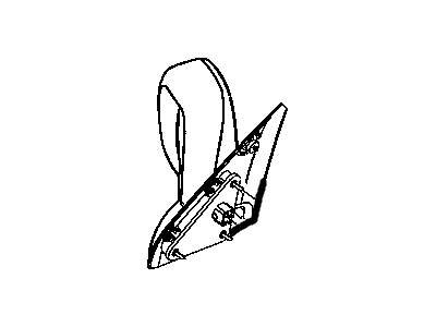 Dodge 55077925AB MIRROR Outside Rearview Power