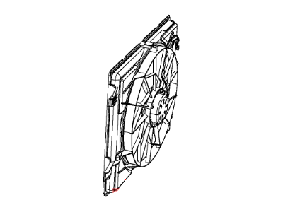 Jeep 52014787AB FAN MODULE Radiator Cooling