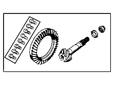 Mopar 5086639AA Gear Kit Ring And Pinion 5086639AA Mopar Gear Kit Ring And Pinion Illustration 1 of 1