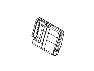 6KJ09LV5AA Mopar Cover Rear Seat Back Left Illustration 1 of 1