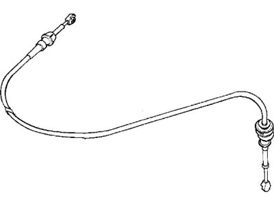Mopar 52077532AD Cable Gearshift Control 52077532AD Mopar Cable Gearshift Control Illustration 1 of 1