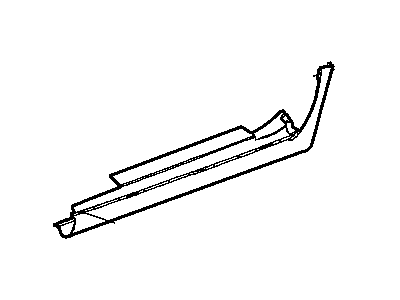 Chrysler UT571BWAC CLADDING Fender
