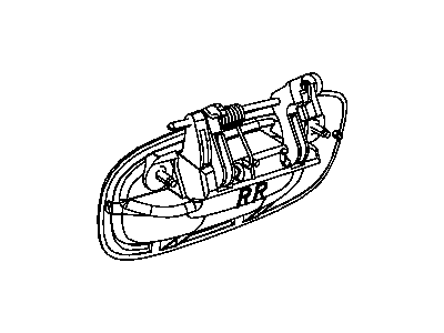 Dodge 1NS93ARHAA HANDLE Exterior Door