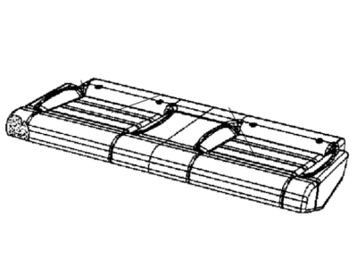 Mopar 5MG66XR4AA Cover Rear Seat Cushion
