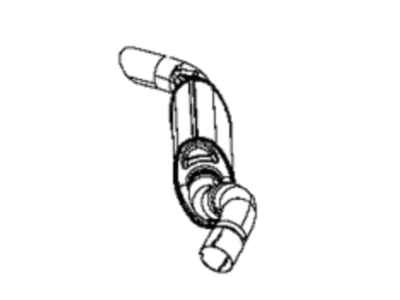 Ram 68310699AF RESONATOR AND PIPE Exhaust