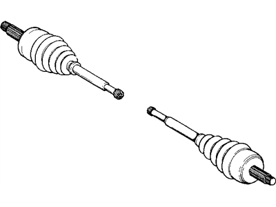 5012749AB Mopar Shaft Axle Illustration 1 of 1