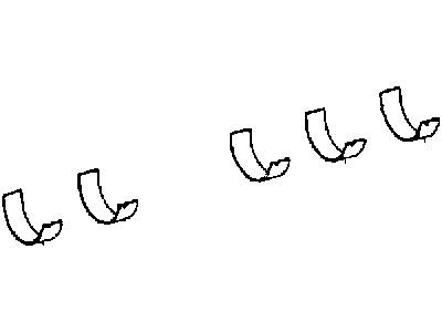 Ram 68038085AA BEARING Crankshaft Lower