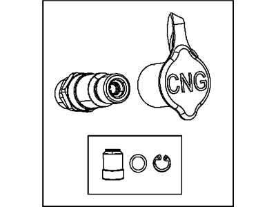 Mopar 68141747AB Receptacle Fuel Filler Mopar 68141747AB Receptacle Fuel Filler