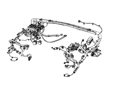 Mopar 68350944AC Wiring Dash 68350944AC Mopar Wiring Dash Illustration 1 of 1