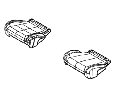 Mopar 6QD35JR1AA Cover Rear Seat Cushion 2ND Row