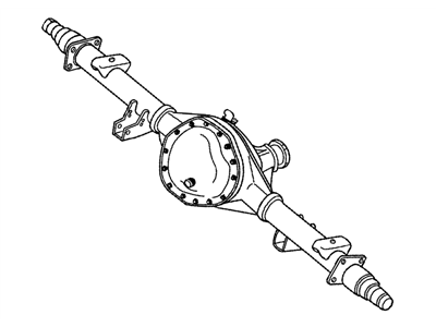 Dodge 5127638AA AXLE Service Rear