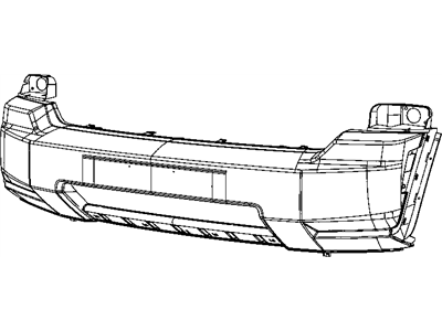 Jeep 68033628AA FASCIA Front