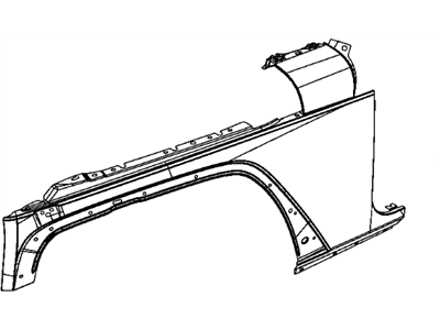 Jeep 68002398AE PANEL Fender
