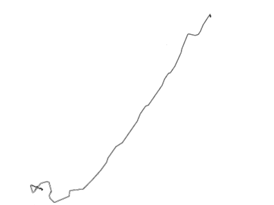 Jeep 68282399AB TUBE Brake HCU To Left Rear Brake Hose