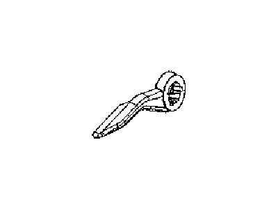 Mopar 1DQ631DAAA Handle Seat Lift 4 Way 1DQ631DAAA Mopar Handle Seat Lift 4 Way Illustration 1 of 1