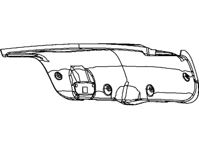 Mopar 55315128AC Cover Decklid Interior Trim