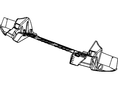 Dodge 55079230AA BELLY PAN Front