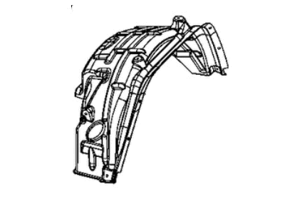 Jeep 68341320AA SHIELD Splash Rear