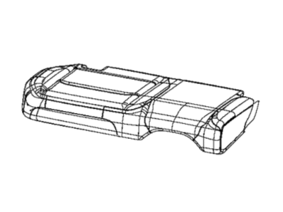 Jeep 6ZH96TX7AB COVER Rear Seat Cushion Right