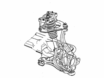 Mopar 4695696 Spring, Coil Front Suspension Standard (Sda ) (Znc, Zac)