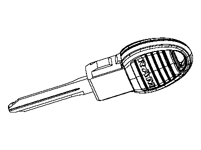 2012 Ram 1500 Car Key - 68093106AC