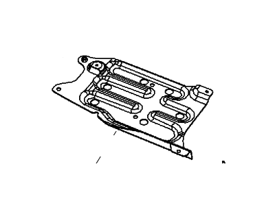 68137927AA Mopar Skid Plate Transfer Case Illustration 1 of 1